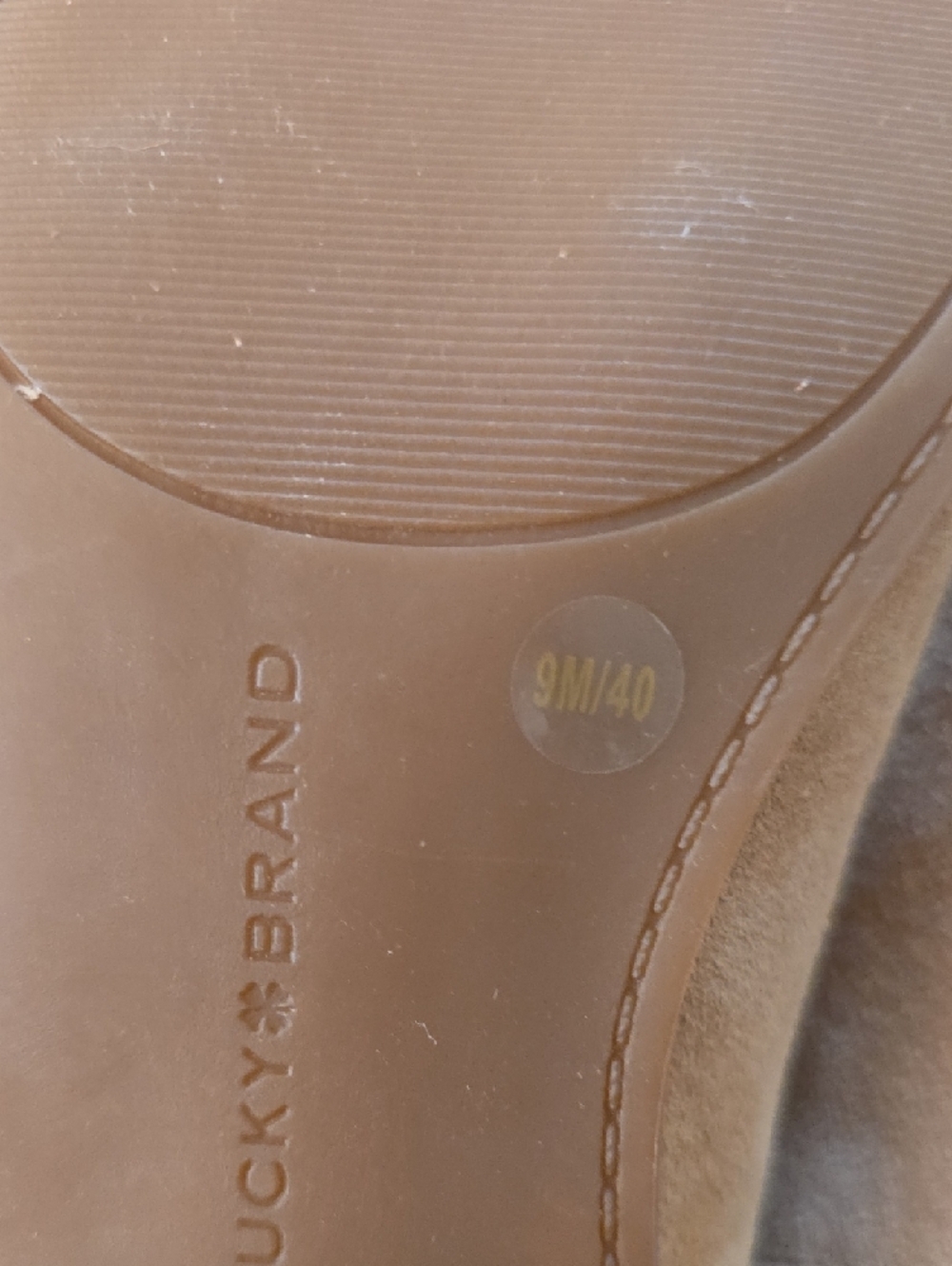 Lucky Brand Hadrya Tan Suede Ankle Boots - Picture 7 of 8